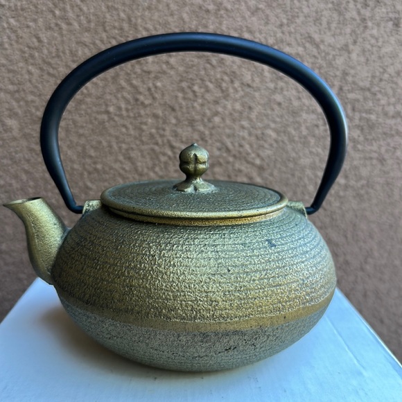 Teavana Kitchen Teavana Vintage Japanese Enameled Cast Iron Teapot